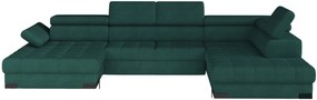 Γωνιακός καναπές Sapphire Plus-Prasino-Δεξιά