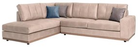 Corner Sofa Mexico Fylliana Left Corner Beige 280x220 cm