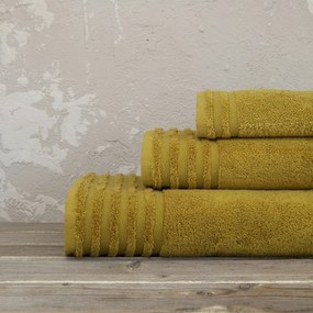 Πετσέτα Προσώπου (50x100) Nima Bath Vista AW2024 700gsm Ώχρα