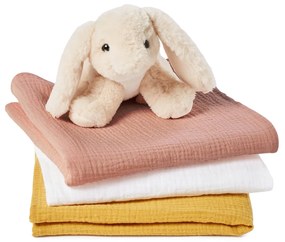 Σετ 3 μάξι πάνες από βαμβακερή γάζα, Kumla