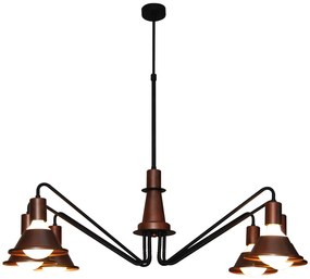 HL-3521-6 EMILY OLD BRONZE & WHITE PENDANT