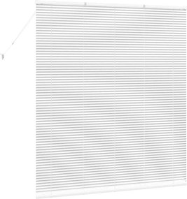 vidaXL Βενετσιάνικες Ρόδες Λευκό 175 x 160 εκ Αλουμίνιο