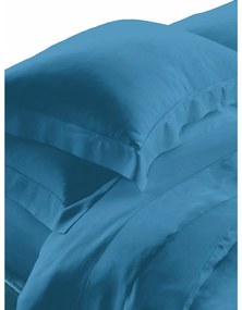 Σετ Σεντόνια Βαμβακοσατέν King 260x270εκ. Azur 7 Petrol Makis Tselios
