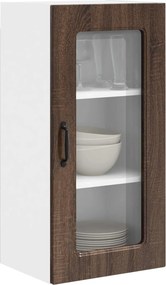 vidaXL Πάνελ πλυντηρίου πιάτων Kalmar 2 pcs Καφέ δρυς