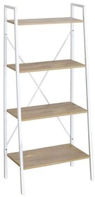 Βιβλιοθήκη Ramon 085-000017 60x23x145,5cm Natural-White