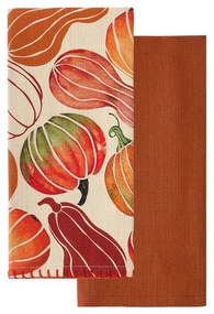 Πετσέτες Κουζίνας Fazzy 2419 (Σετ 2τμχ) Multi Kentia 40x60cm 100% Cotton