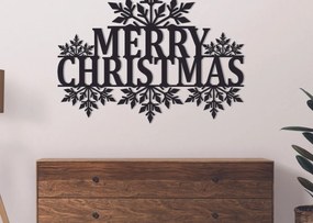 Σετ των 2 Intra απο ξύλο plywood 3mm-4mm πάχος Χριστουγεννιάτικες μεταλλικές επιγραφές Δίασταση 15x15 cm INTRAFABR-111470674