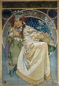 Mucha, Alphonse Marie - Εκτύπωση έργου τέχνης Princess Hyacinthe, (26.7 x 40 cm)