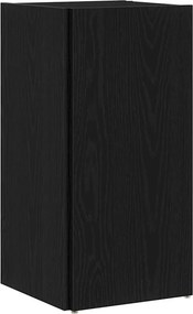 vidaXL Γωνιακά ράφια Μαύρη Οξυά 33 x 33 x 67 cm Επεξεργασμένο ξύλο