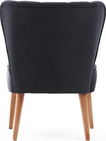 Πολυθρόνα Ανθρακί LAYLA 65x65x80