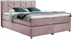 Επενδυμένο κρεβάτι Jodla-Roz-180 x 200
