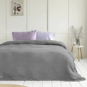 Κουβέρτα Πικέ Μονή (160x240) Nima Comfy Medium Grey