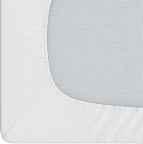 vidaXL Προστατευτικό στρώματος Λευκό 100x200 εκ. Αδιάβροχο
