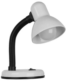 Φωτιστικό Επιτραπέζιο Student 01531 Φ12x32cm 1xE27 Black-White GloboStar