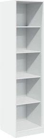 vidaXL Ντουλάπα Λευκή 50 x 50 x 200 εκ. από Επεξ. Ξύλο