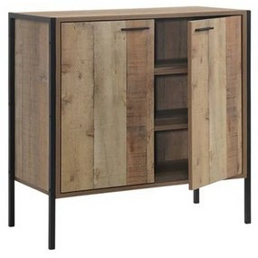 Ντουλάπι-Παπουτσοθήκη Pallet-W Antique Oak Ε8440,W 80x40x80cm Melamine, Metal