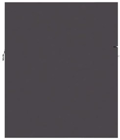vidaXL Ντουλάπι Νιπτήρα Γκρι 41 x 38,5 x 46 εκ. από Μοριοσανίδα
