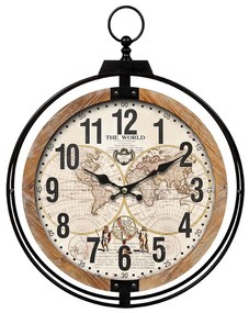 Ρολόι Τοίχου Μεταλλικό-Ξύλινο ARTELIBRE 69,6x6x88,3εκ. 14650041