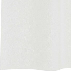vidaXL Κουρτίνες Voile με βρόχους 2 τεμάχια Λευκό 140x245 cm