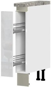 Επιδαπέδιο ντουλάπι Trinity R15-1K-Leuko Gualistero - 15.00Χ58.00Χ90.50cm