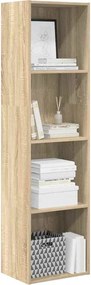 vidaXL Βιβλιοθήκη Sonoma Δρυς 40x30x152 εκ. από Επεξεργασμένο Ξύλο