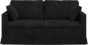 vidaXL Καναπές Μαύρο