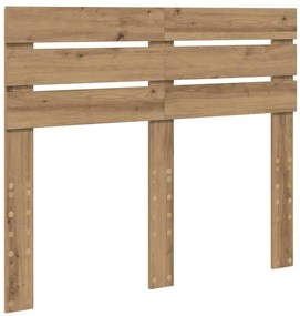 vidaXL Κεφαλάρι με κεφαλάρι Artisan Oak 120 cm Επεξεργασμένο ξύλο