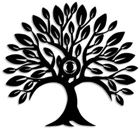 Απλίκα τοίχου Tree Megapap E27 μεταλλική χρώμα μαύρο 50x9x46εκ.-GP052-0182,1
