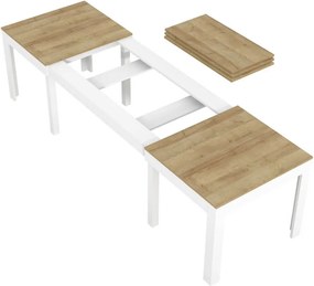 Τραπέζι Walnut επεκτεινόμενο-Fusiko-Leuko - 160.00Χ90.00Χ76.00cm