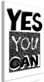 Πίνακας - Yes You Can (1 Part) Vertical - 80x120