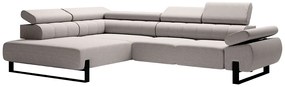 Γωνιακός καναπές VERICA L, με ηλεκτρικά επεκτεινόμενα κάθισματα, μπέζ 312x96x214cm-Αριστερή γωνία-BOG2547