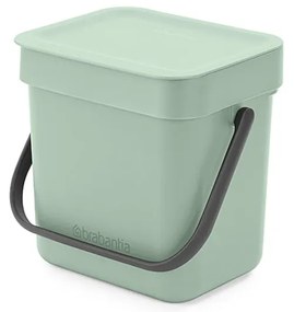 Brabantia 1005520 Κάδος απορριμμάτων Sort&amp;Go 3L, Jade Green