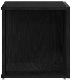 vidaXL Γωνιακά ράφια Μαύρη δρυς 33 x 33 x 34.5 cm Επεξεργασμένο ξύλο