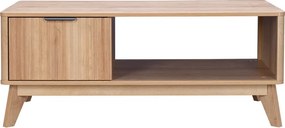 Τραπέζι σαλονιού Hamea pakoworld mdf σε φυσική απόχρωση 110x55,2x45εκ