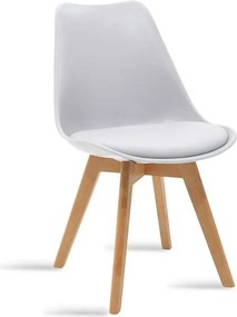 Καρέκλα Gaston 029-000048 White Polypropylene, Technoderma