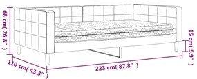 ΚΑΝΑΠΕ ΚΡΕΒΑΤΙ ΜΕ ΣΤΡΩΜΑ ΡΟΖ 100 X 200 ΕΚ. ΒΕΛΟΥΔΙΝΟΣ 3196677