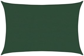 vidaXL Πανί Σκίασης Σκούρο Πράσινο 5 x 6 μ. από HDPE 160 γρ./μ²