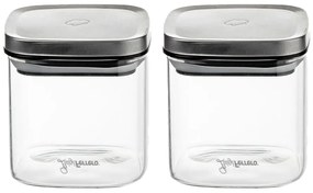 Luigi Ferrero Rome FR-8270 Βάζο σετ 2 τμχ Διάφανο 700ml