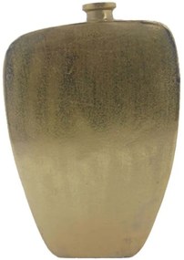 Βάζο Oden 029046 25x7x42cm Gold Αλουμίνιο