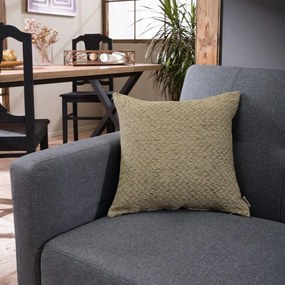 Μαξιλάρι Διακοσμητικό (Με Γέμιση) Kingston 15 Olive Teoran 43X43 Βαμβάκι-Ακρυλικό