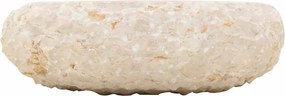 vidaXL Νιπτήρας Κρεμ 40 x 12 εκ. Μαρμάρινος