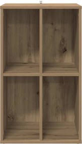 vidaXL Ντουλάπι δίσκων βινυλίου Artisan Δρυς 44,5 x 36,5 x 74,5 εκ