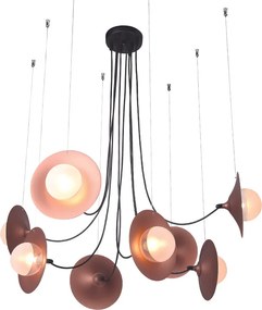 Φωτιστικό Οροφής Πολύφωτο Aca Hydra HL4308P81BC Copper