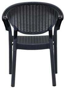 Καρέκλα Roshen Fylliana Ανθρακί 59x44x83 εκ. 59x44x83 εκ.