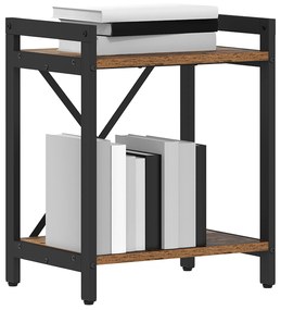 vidaXL Βιβλιοθήκη Παλαιό ξύλο 40 x 30 x 48.5 εκ Επεξεργασμένο ξύλο