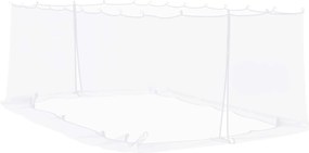 vidaXL Κουνούπι για Περίπτερο 220 mesh Λευκό 6 x 3 x 2 m Πολυεστέρας