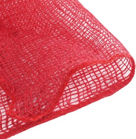 vidaXL Ρολό από Τζute 100 x 2500 εκ Κόκκινο
