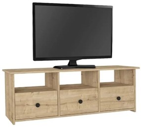 Έπιπλο Τηλεόρασης Mahen 0256446 140x35x49,8cm Sapphire Oak