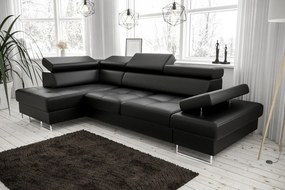 Γωνιακός καναπές Gelito Mini LTHR-Αριστερή