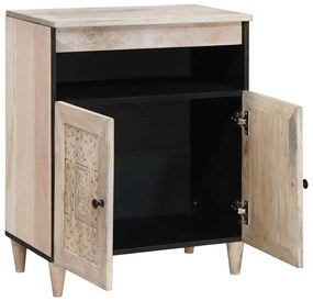 vidaXL Πλαϊνό γραφείο Λευκό 33.5 x 60 x 75 εκ
